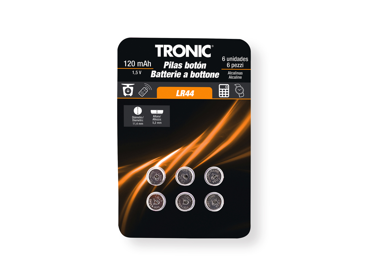 'Tronic(R)' Pilas de botón
