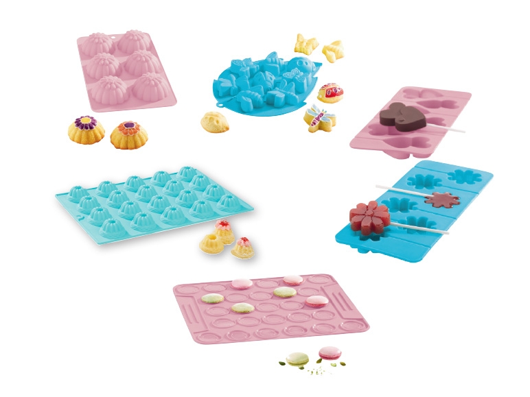 Ernesto(R) Assorted Silicone Baking Moulds & Accessories