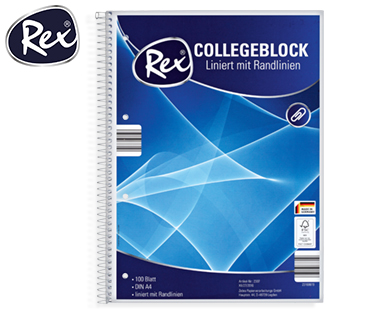 Rex(R) Collegeblock, DIN A4
