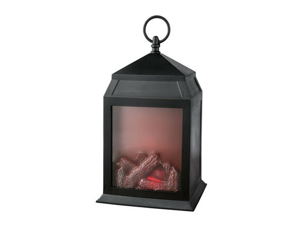 Melinera LED Fireplace-Style Lantern