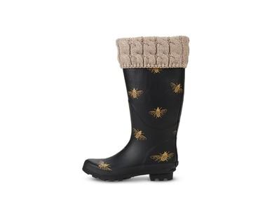 bee rain boots