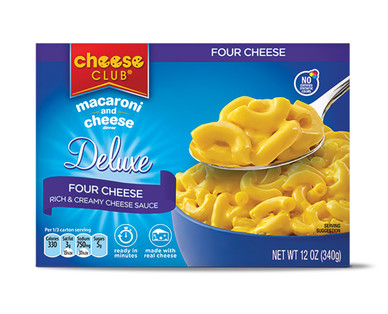 Cheese Club Deluxe Macaroni & Cheese Assorted Varieties