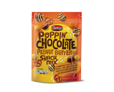 Clancy's Poppin' Chocolate or Chocolate Peanut Butter Snack Mix