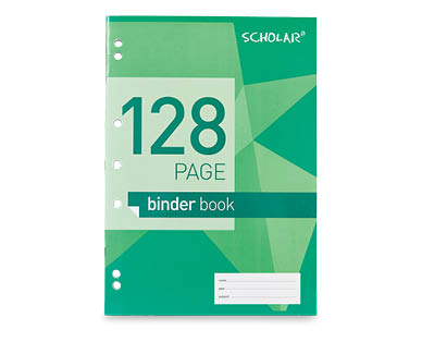A4 Binder Book 128pg