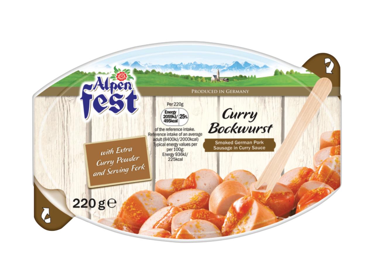ALPENFEST Curry Sausage