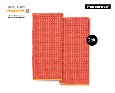 Waffle Microfibre Tea Towel 2 Pack