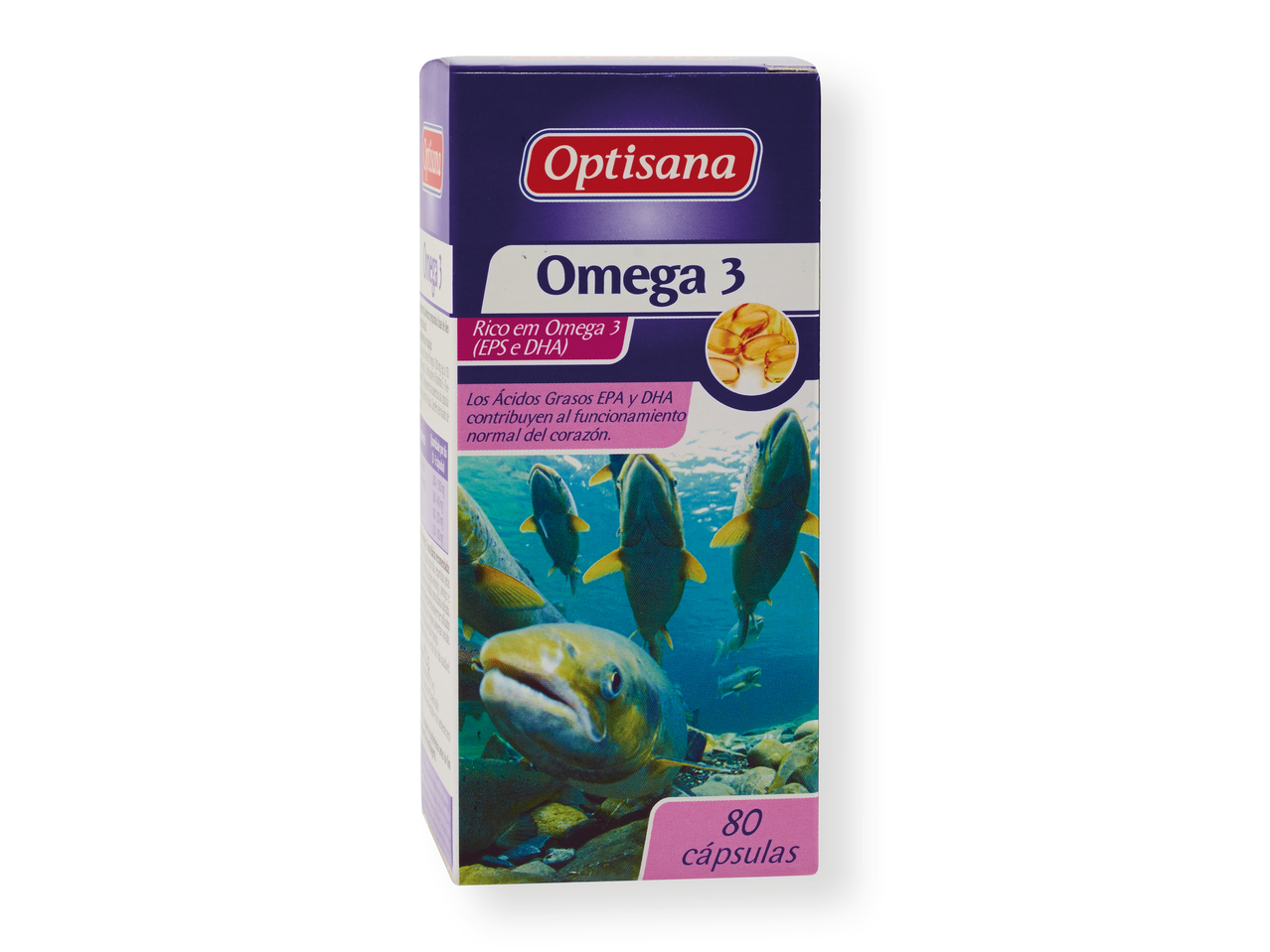 "Optisana" Cápsulas de omega 3