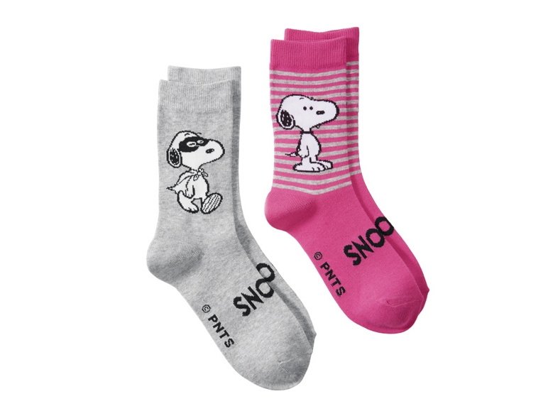 Ladies' Socks "Hello Kitty, Batman, Snoopy", 2 pairs