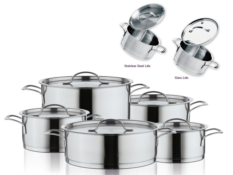 ERNESTO Stainless Steel Cookware Set