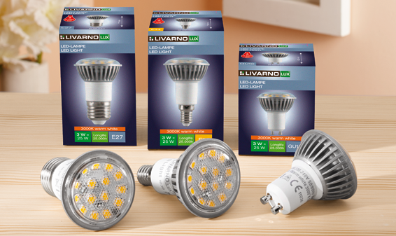 Ampoule à LED GU10, E14, E27