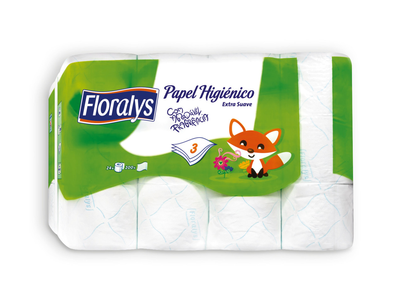 FLORALYS(R) Papel Higiénico 3 Folhas