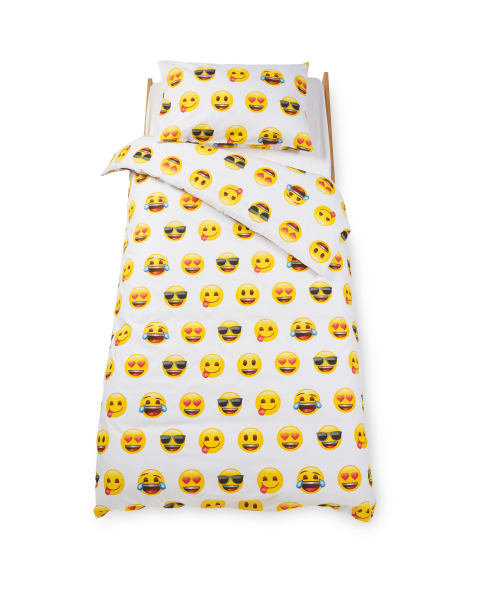 Emoji® Faces Single Duvet Set