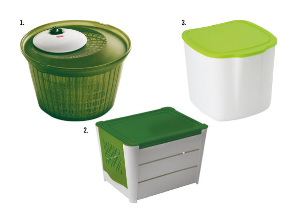 Salatschleuder/ Aufbewahrung/ Abfall-Behälter