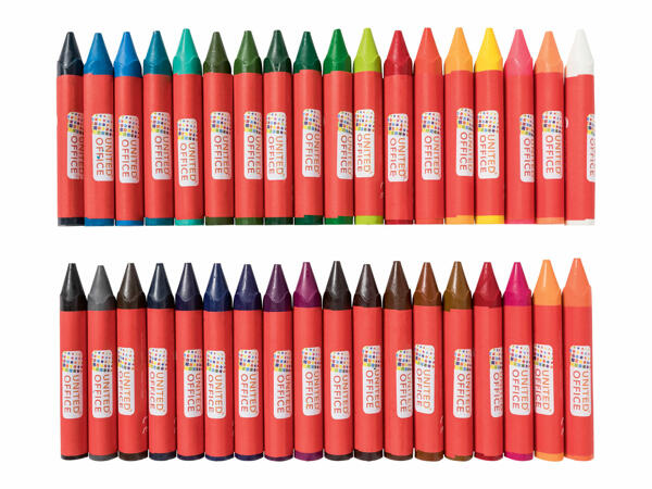 Creioane cerate, 36 bucăți