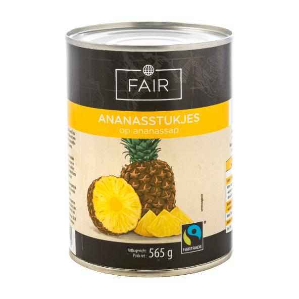 Ananasstukjes Fairtrade