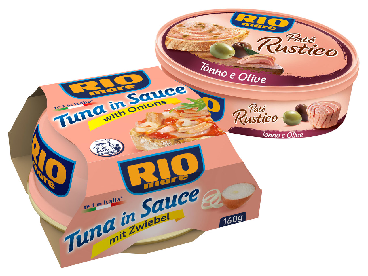 RIO MARE Thunfisch in Sauce oder Paté Rustico