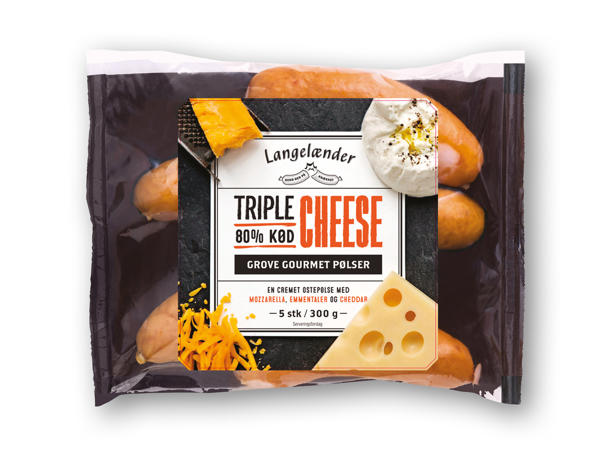 LANGELÆNDER Triple cheese