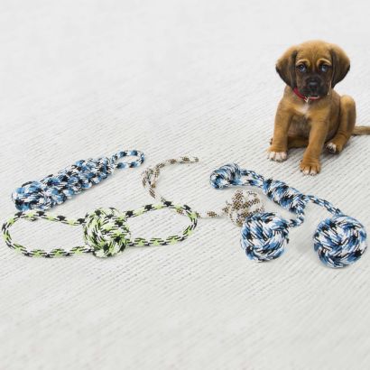 Corde à nœuds pour chien