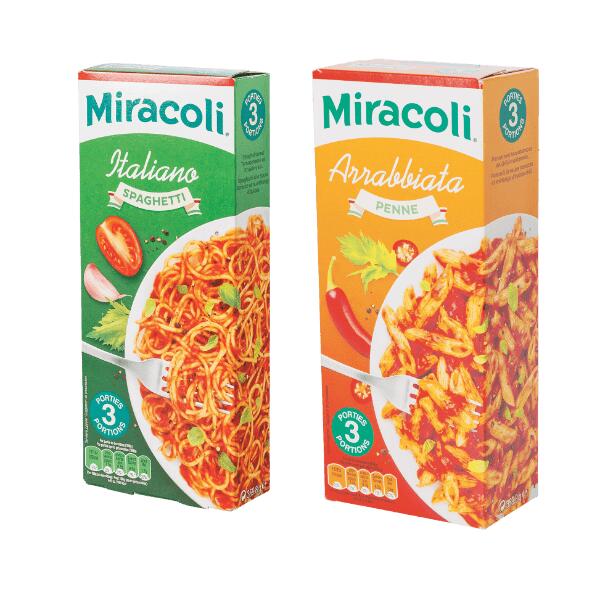 Miracoli pastamaaltijd
