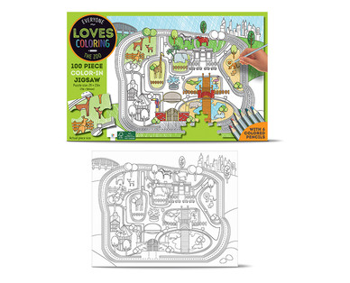 Coloring Jigsaw Puzzle