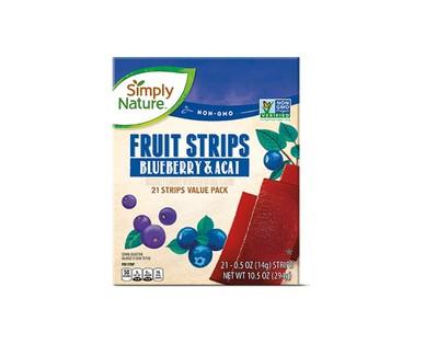 Simply Nature Pomegranate or Blueberry Acai Fruit Strips