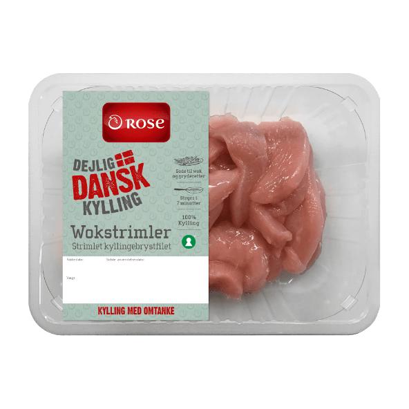 Dansk kyllingebrystfilet i strimler