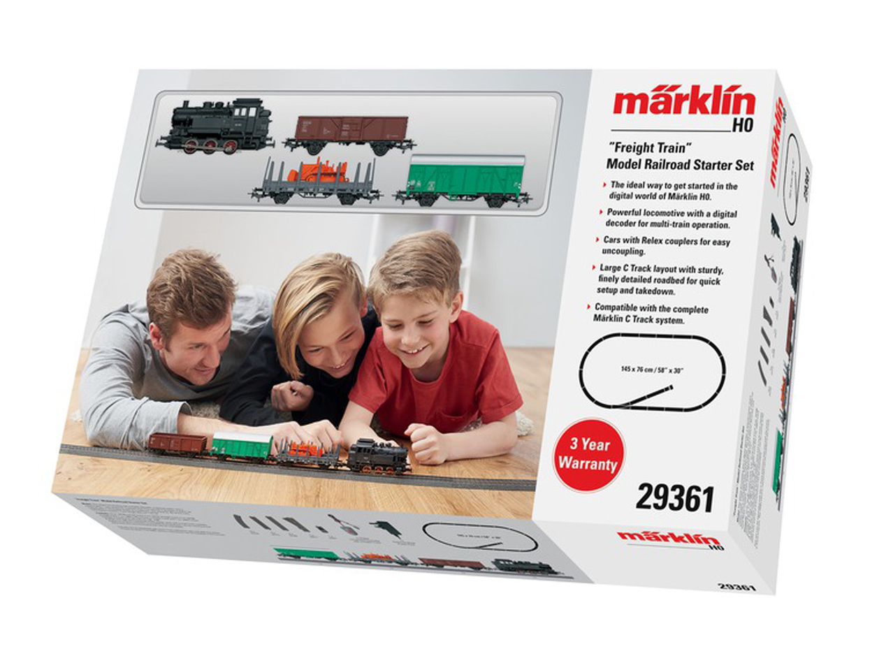 MÄRKLIN Freight Train Model Railroad Starter Set