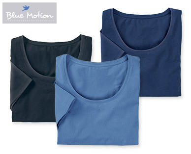 Blue Motion Basic-Shirts, 3 Stück