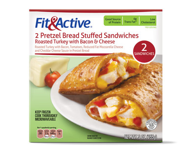 Fit & Active Pretzel Bread Stuffed Sandwiches