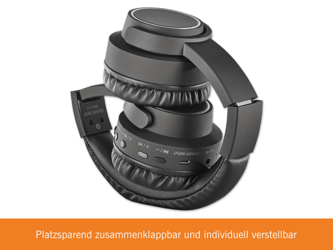 SILVERCREST(R) 2-in1-Bluetooth(R)-Kopfhörer