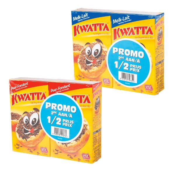 Granulés de chocolat Kwatta, 2 pcs