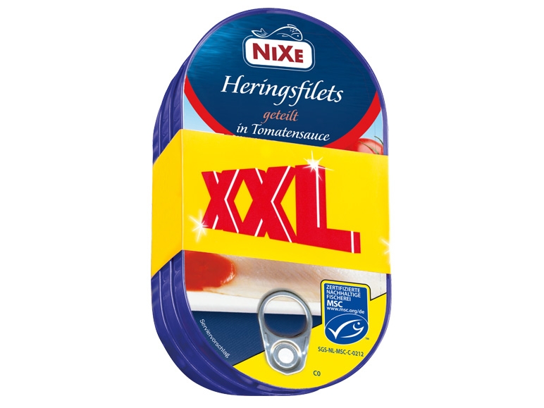 NIXE MSC Heringsfilets in Tomatensauce XXL