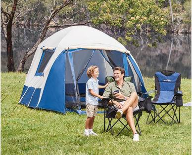 4 Person Tent with Front Porch