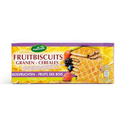 Biscuits aux fruits, pack de 9