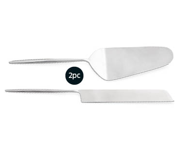 Cake Server and Knife 2pc