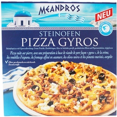Pizza façon gyros