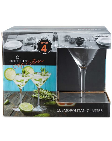 Crofton Cosmopolitan Glasses 4 Pack