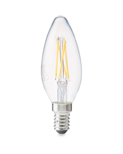 3W E14 Clear LED Candle Bulb
