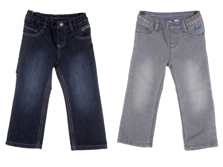 Jeans termo căptușiți, băieți 1 - 6 ani, 2 modele