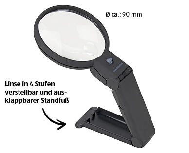 MAGINON Lupe mit LED-Beleuchtung