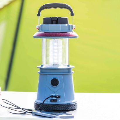 Lanterne de camping à dynamo