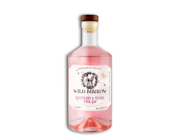 Wild Burrow Raspberry & Thyme Pink Gin