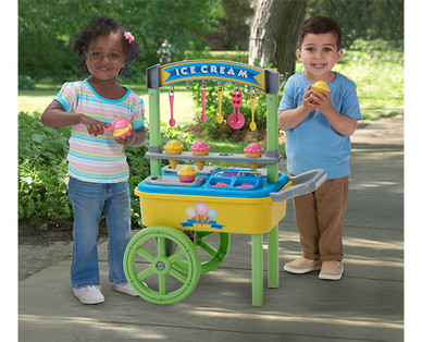 American Plastic Toys My Very Own Grill or Ice Cream Cart
