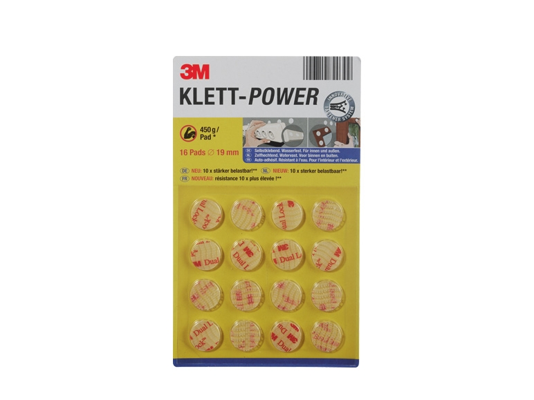 Pads auto-adhésifs Klett-Power