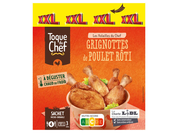 Grignottes de poulet rôti XXL