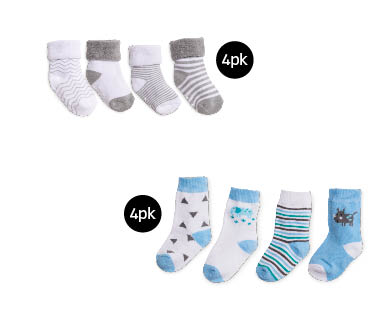 Baby Socks 4pk