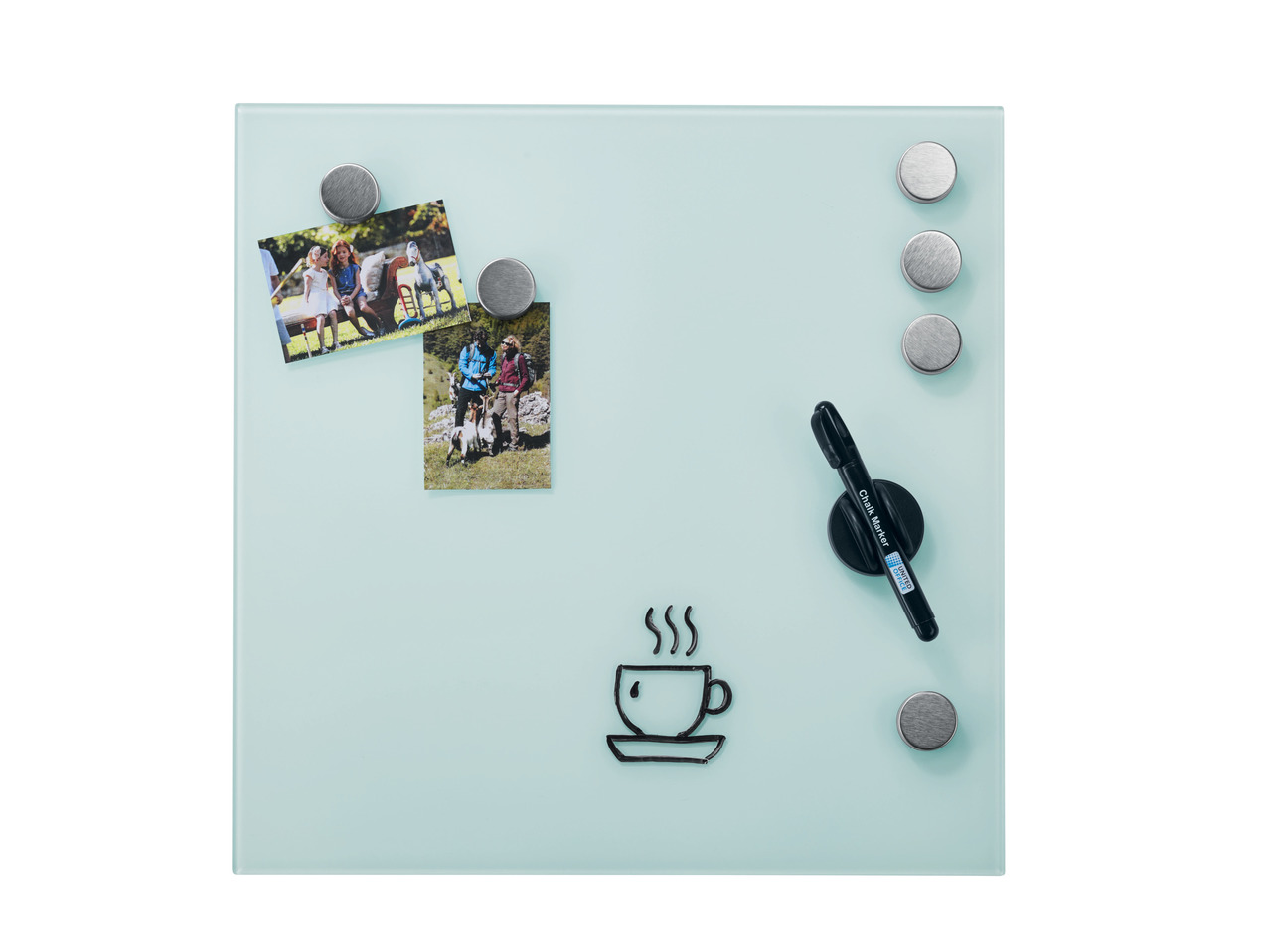 UNITED OFFICE Glass Magnetic Board
