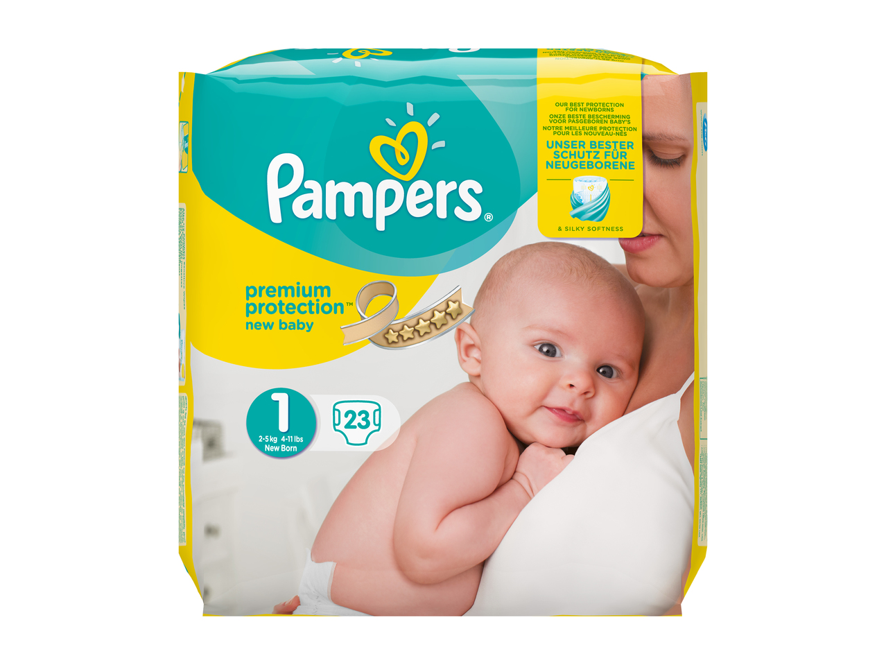 Pampers couches new baby