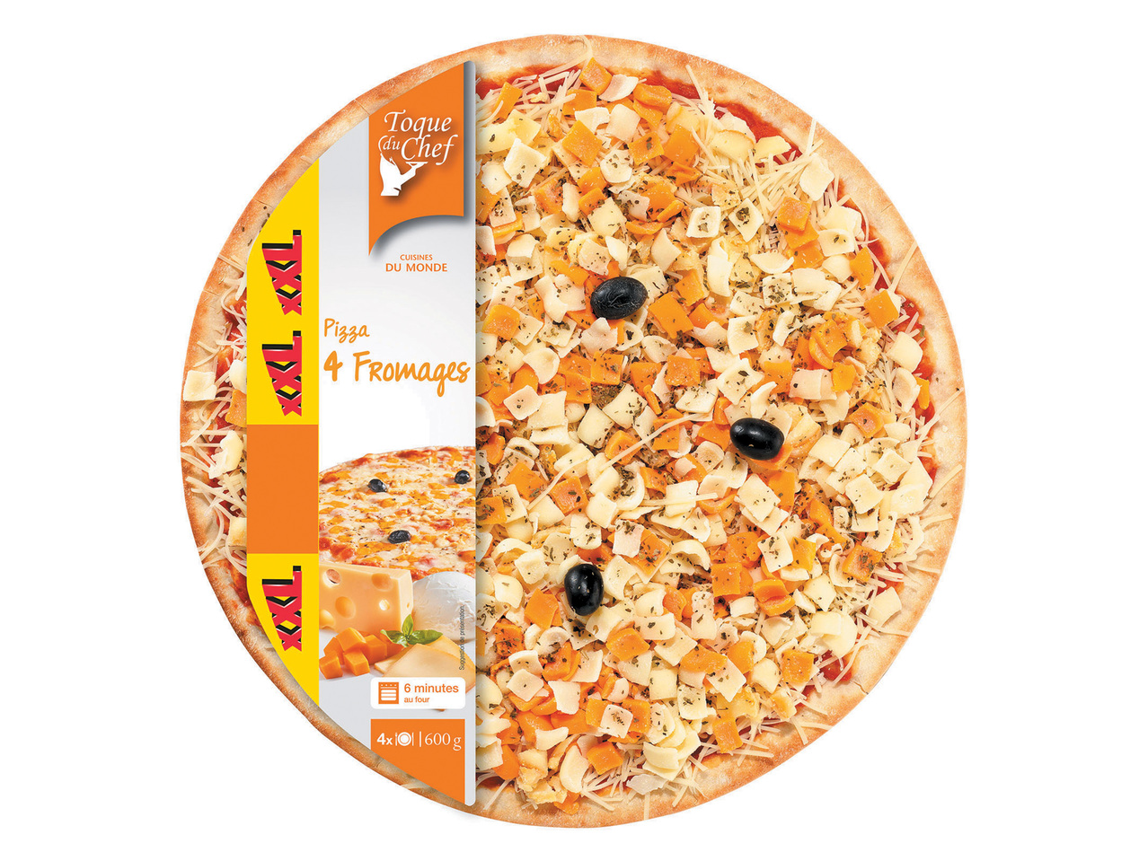 Pizza 4 fromages XXL1