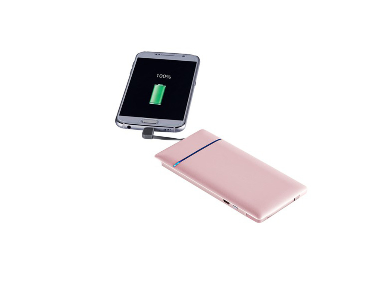 Power Bank with Integrated Cables